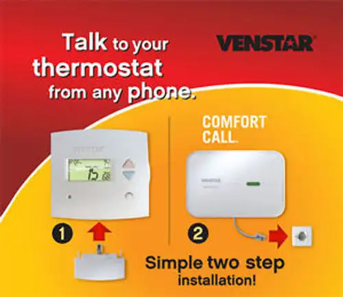 ~~Vn-T1900/Vn-Acc0433- Venstar 7 Day Prog Thermostat & Comfort Call