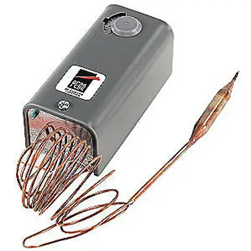 JOHNSON CONTROLS Temp Contrl-30-100 DegF6ft LoSPST A19AAA-49