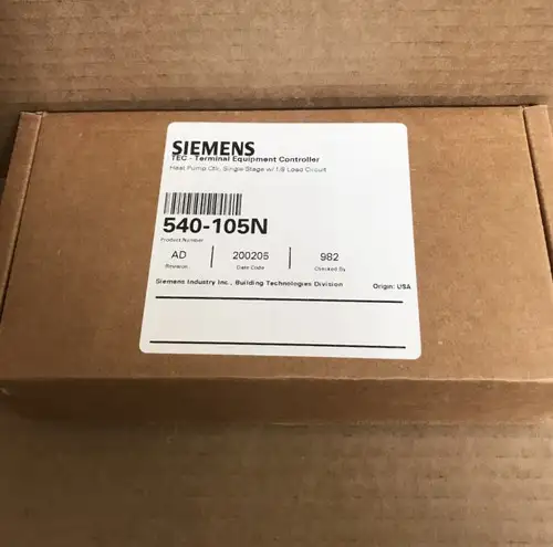 Siemens 540-105N Heat Pump Ctlrsingle Stage