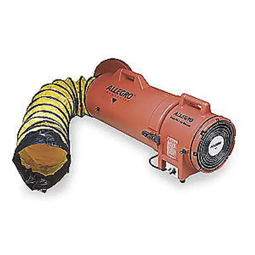 ALLEGRO Polyethylene Conf. Sp FanAxial25 ft. Duct 9536-25 Orange