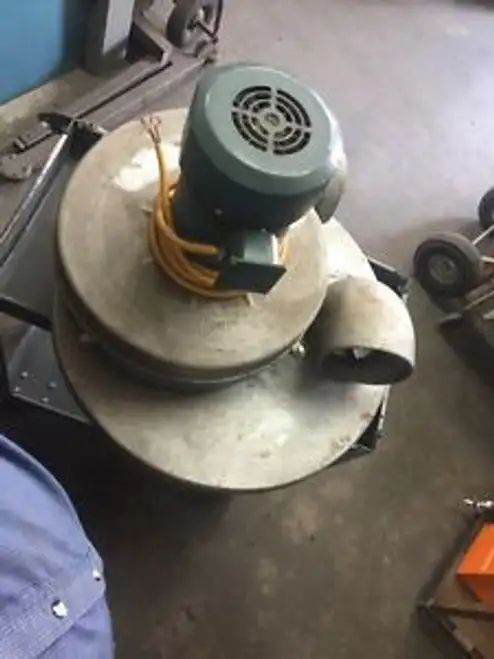 No.12 3450RPM barrel drum DUST COLLECTOR 1.5HP 230/460V Reliance Motor