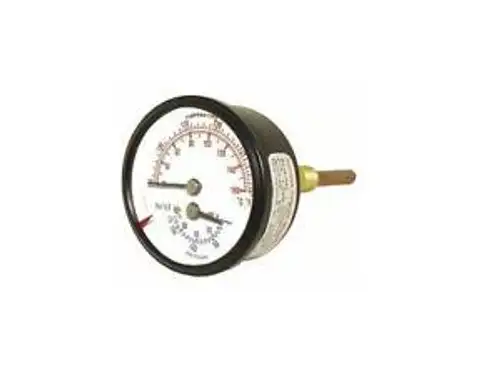 Tridicator BOILER Gauges TRI-RC-254R1.75-D / 1.75 long / 1/4 NPT