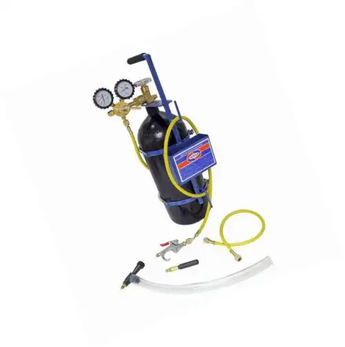 40040 nitrogen sludge sucker and blaster kit with metal carrying stand for 40