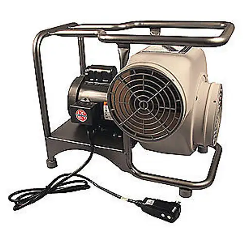 A Plastic Housing/Steel Frame Conf. Sp Blower Centrifugal 3/4 HP SVB-E8 Gray