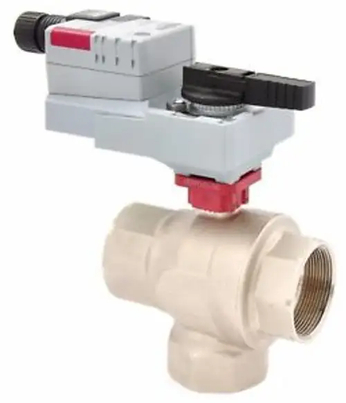 SiralUsa B365B+V-NDV24F 1.25 24V 3way 25Cv ball valve+actuator