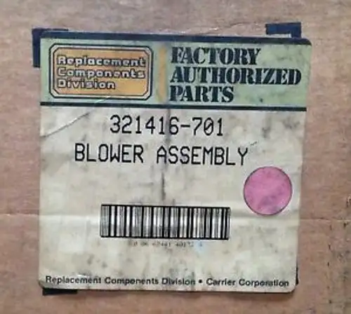 ~~ CP-321416701 - Carrier Blower Assembly