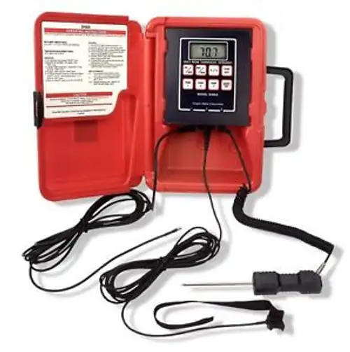 Cooper-Atkins SH66A-E Multi-Temperature 3 Zone Thermistor Instrument with 107...