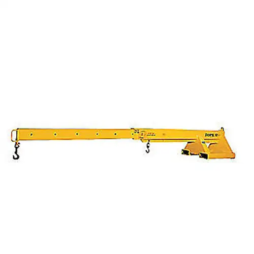 CALDWELL Telescoping Pivoting Fork Boom4000 Lb PB-40 Yellow