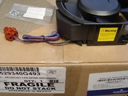 529340G493 LIEBERT 115VAC Retro Kit Fan 12-817445-00 Npower w/screen -