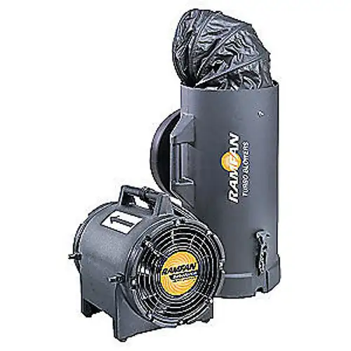 RAMFAN Conf.Sp. FanAx. Ex-Prf8 In1/3 HP115V EF7015 Black