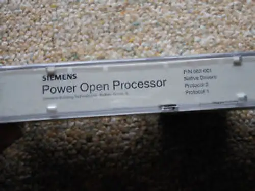 - Siemens POWER PROCESSOR MODULE 562-001 APOGEE AUTOMATION