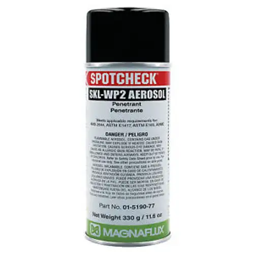 Spotcheck Skl-Wp2 Water Washable Penetrant Liquid Aerosol Can Red 16 Oz
