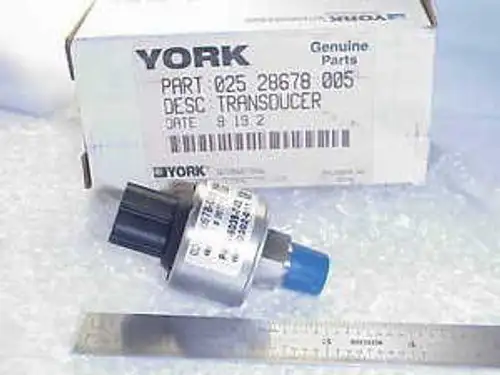 YORK 025-28678-005 CHILLER CONDENSER HIGH PRESSURE TRANSDUCER-