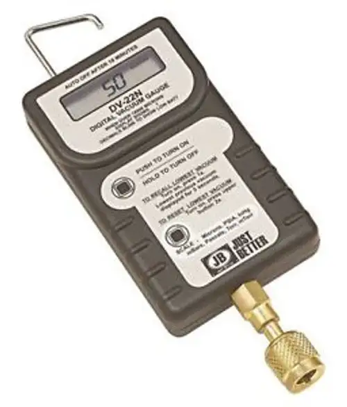 JB Industries Digital Micron Gauge With Case LCD - DV-24N