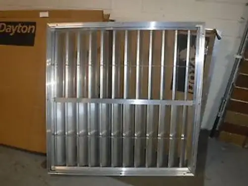 NEW 4FZJ2 Exh ShutterFits Fan Dia 48 InAluminum