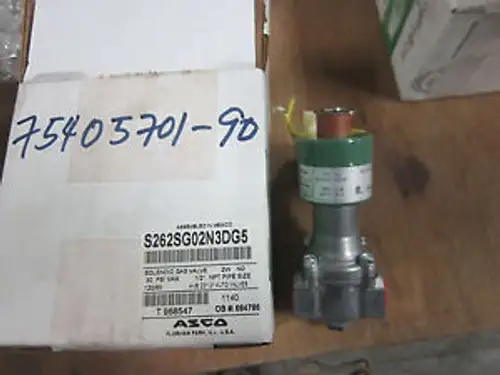 Asco RedHat S262SG02N3DG5 1/2 NPT Normally N.O.S #75405701-90
