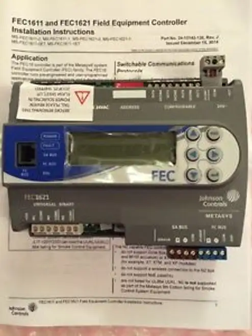 Johnson Controls Metasys MS-FEC1621-0