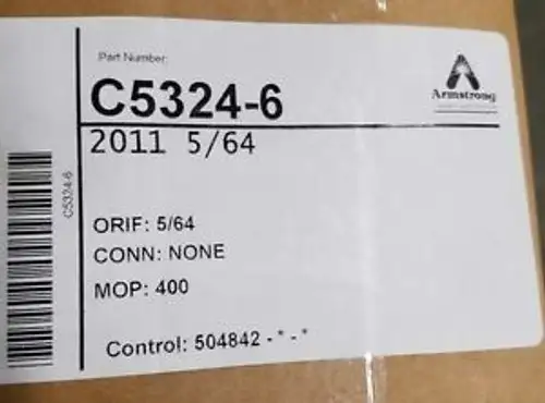 ARMSTRONG C5324-6 INVERTED BUCKET STEAM TRAP