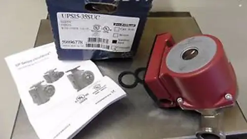 NEW Grundfos UPS15-35SUC 3-Speed Stainless Steel Circulator 115V 59896778