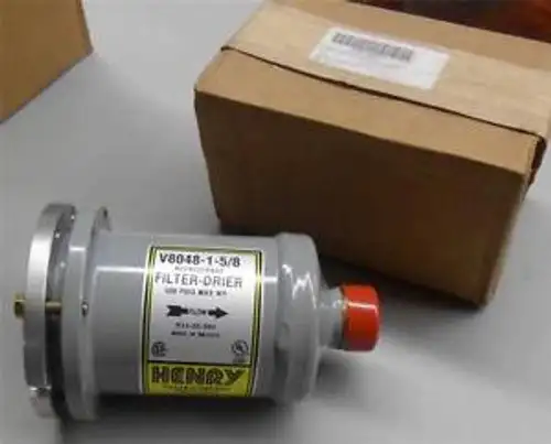 Filtro deshidratador de refrigerante Henry V8048-1-5/8 90C01-2914-13 500 PSIG Max WP
