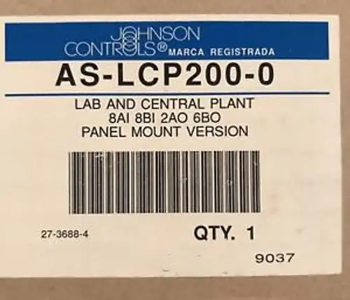 Johnson Controls AS-LCP200-0 Lab & Central Plant Controller