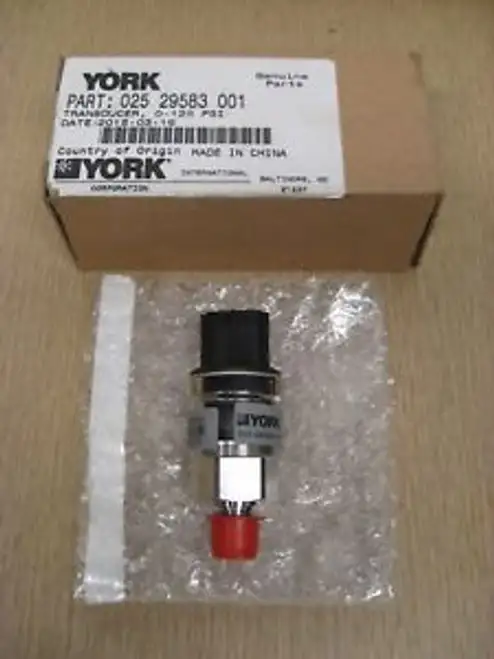 New Genuine York 025-29583-001 0-125 PSI Pressure Transducer