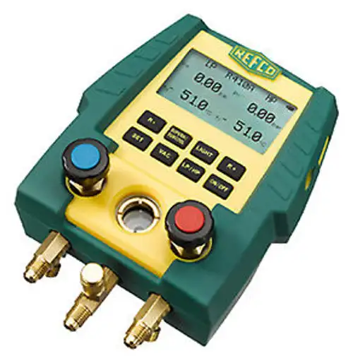 Refco DIGIMON-SE-3-CLAMP Manifold numérique à deux valves