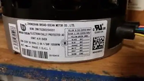 OEM Carrier Bryant HD42AQ241 208/20 1PH BROAD-OCEAN MOTOR