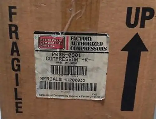 CP-P0350901-Carrier Compressor115V 1PH 3/4HP R22 AC/HP