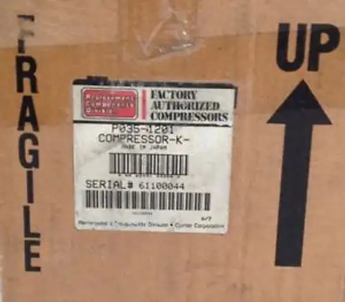 ~~CP-P0351201-Toshiba-Carrier Compressor 115V 1PH AC/HP