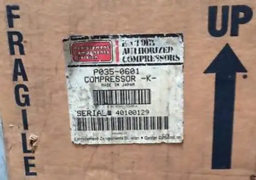 ~~CP-P0350601-Toshiba-Carrier Compressor 115V 1PH AC/HP