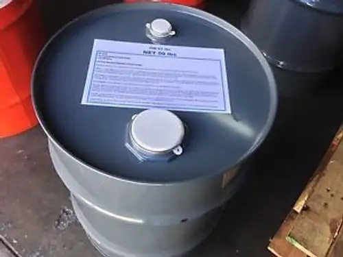 R-123 Refrigerant 25lb. Drum Virgin Spec. Picture showing a 50# Drum.