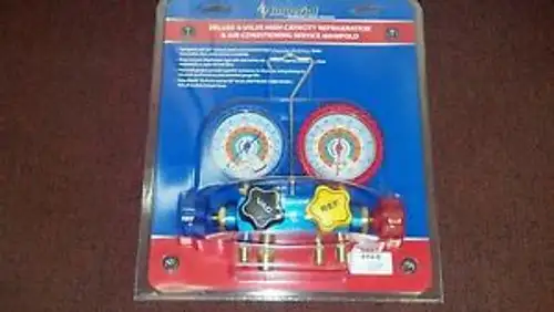 Imperial 4-Valve Manifold 60 Hose Set with LOW-LOSS FITTINGS 652-C