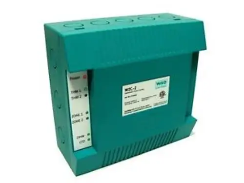 12 Wilo WZC-2 Two Zone Control Switching Relay Panel - 2714025