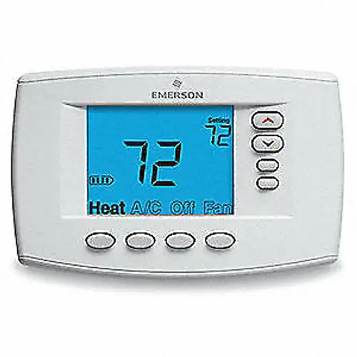 Emerson Low V T-Stat Stages Heat 4 Stages Cool 2 1F95Ez-0671 White
