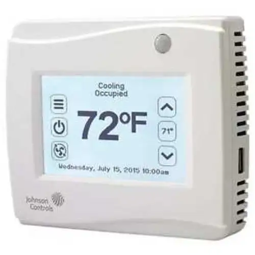 JOHNSON CONTROLS TEC3623-00-000 Thermostat7In4OutSensor YesDehum Yes