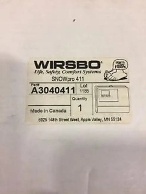Wirsbo snowpro 411 / A3040411