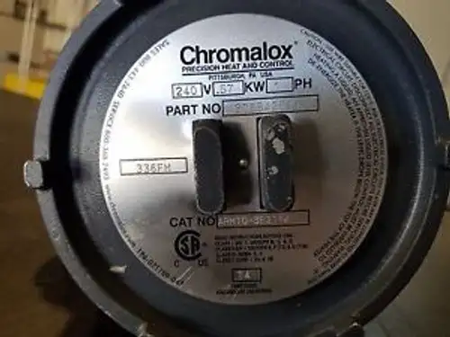 Chromalox Screw Plug Immersion Heater 240V .57KW 1PH ARMTO-3E2T2XX 306342595