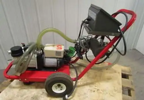 Airserco Hi-Vac Pump + Gauge Cart w/APC-1 Vacuum Controller + Trivac D10E
