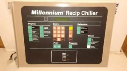 York 024-25504-000 Rev D Millenium Recip Chiller Control Panel Interface