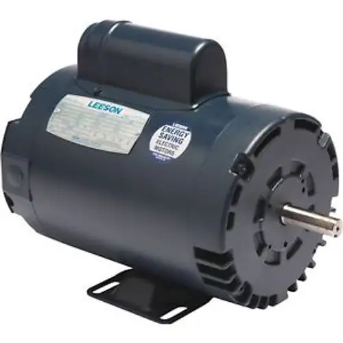Leeson High-Pressure Washer Electric Motor-5 HP 3450 RPM #116709