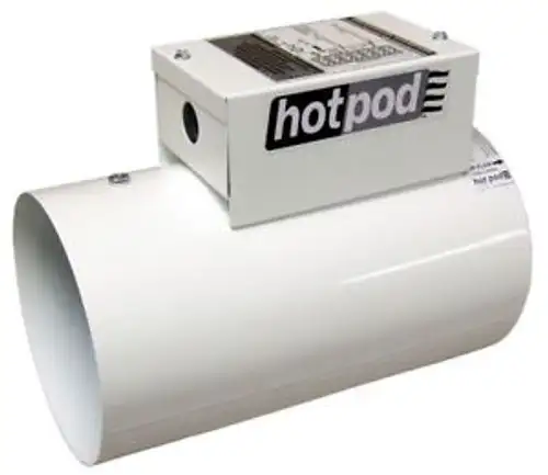 Hotpod In-line Duct Fan Heater 130 cfm 6 in. HP6-1000120-2T