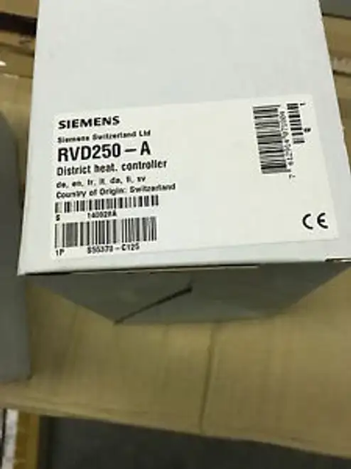 SIEMENS RVD250-A DISTRICT HEATING CONTROLLER
