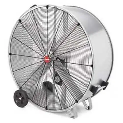 Shop-Air 4817B-34Ah-Gwh Galvanized Stl Belt Drive Drum Fan48. G6284349