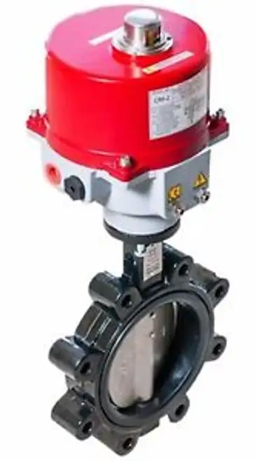 SiralUsa C2100+N2V24 24V 2way n/sprg ret on/off fltg buttrfly valve+actuator