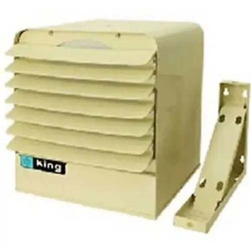 NEW King Unit Heater 10KW-240V-1 Phase-WThermostat & Bracket-Almond