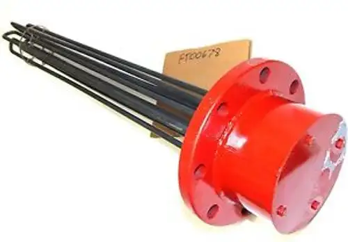 NEW CHROMALOX 45-100-N-18 AT FLANGED HEATER ELEMENT 240/480V 3 PH 38KW 4608