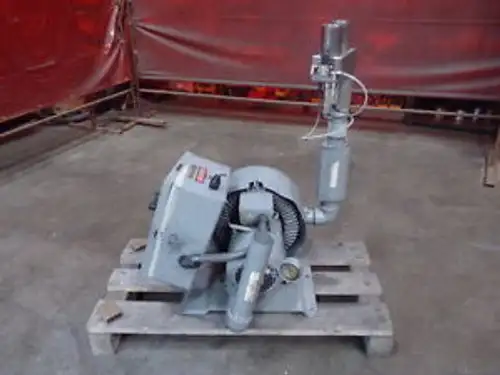 Elmo G Material Blower 2BHI-510-1HK53 w Siemens 4.6 KW Motor & Control Box