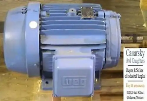 1 WEG W21 01518EP3E25 SEVERE DUTY AC 15HP MOTOR NNB