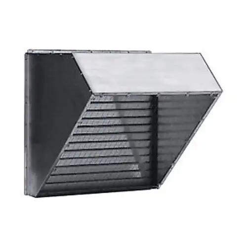Triangle Fans Hood All-Weather pour ventilateur à entraînement direct 43 1/4inWx37inDx43 1/4inH